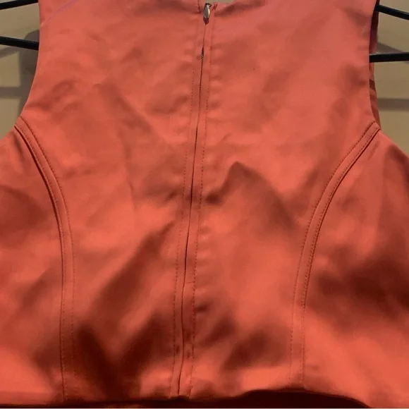 Aritzia Sunday Best Pink Satin Shiloh Bustier Corset Sleeveless Crop Tank $78.00 - Picture 9 of 14